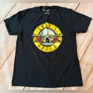 Guns N' Roses Band T-Shirt Crew Neck Short Sleeve Size Large Men's Unisex